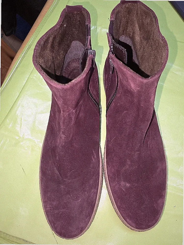 Tolle Gabor Damenschuhe Größe 42 Stiefelette Dunkelrot Neuwertig