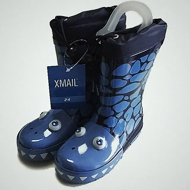 Tolle Regenstiefel Gummistiefel Kinder Mädchen Jungen Wasserdicht Rutschfest
