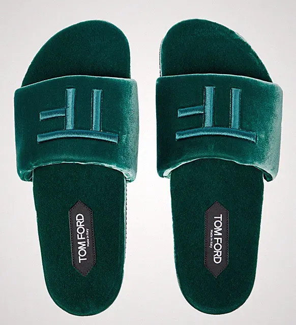TOM FORD Harrison Slides Slipper Pantoletten Shoes Schuhe Sneakers Sandalen 42