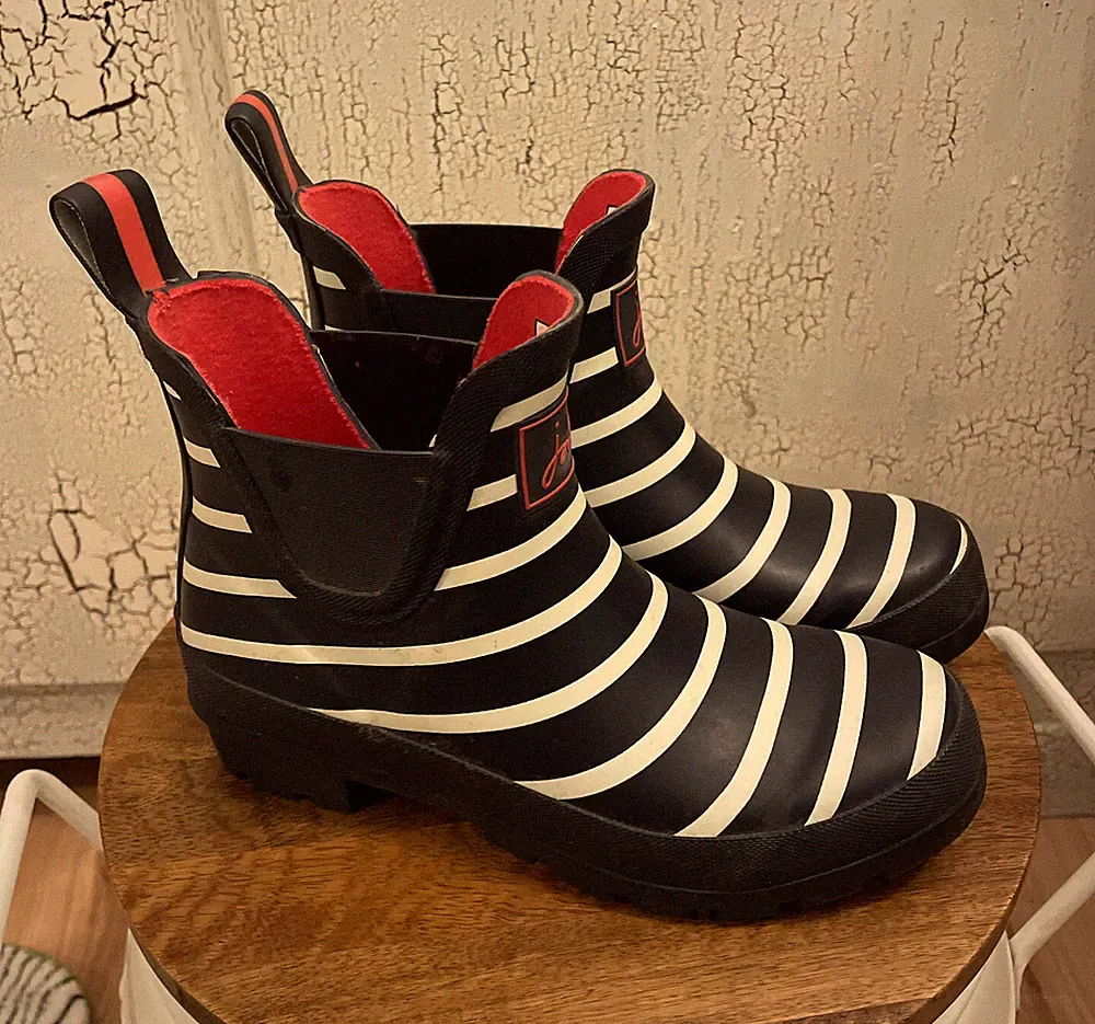 Tom Jules Gummistiefel Gr. 36 Blau-Weiß Gestreift Inkl. Originalkarton