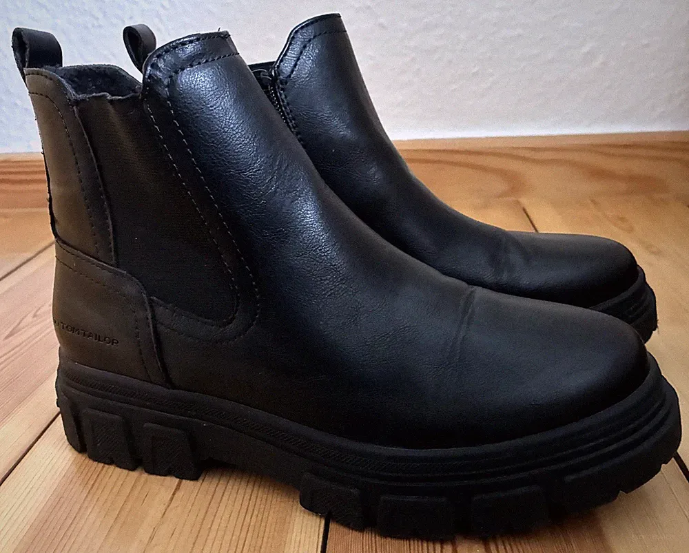 Tom Tailor Chelsea Boots - Stiefeletten - schwarz - Größe 38