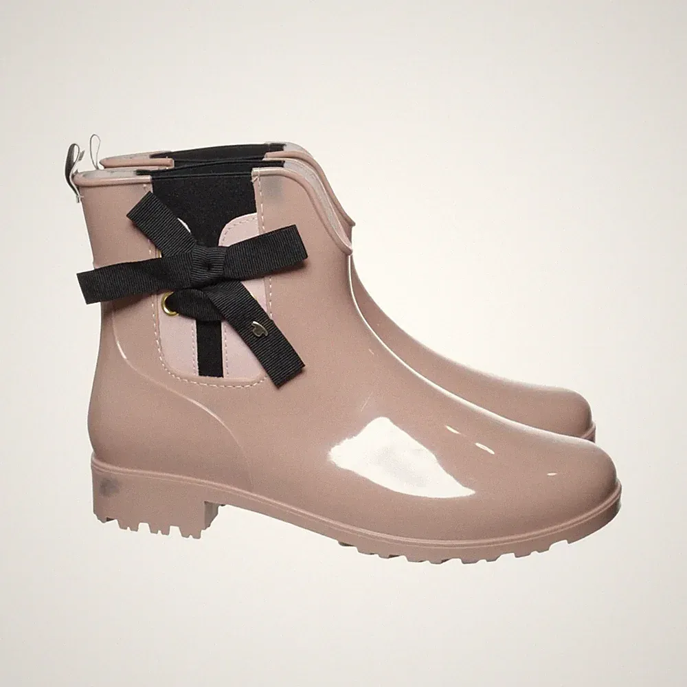 Tom Tailor, Kurze Gummistiefel, Größe: 43, Beige/Schwarz, Damen #zSh
