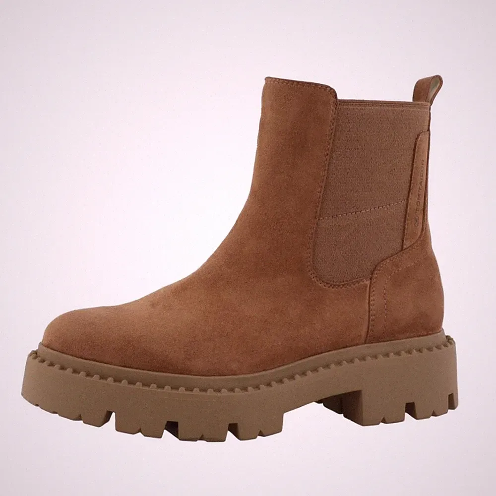Tom Tailor Stiefel Chelsea Warmfutter Damen Reißverschluss Gr.37-42
