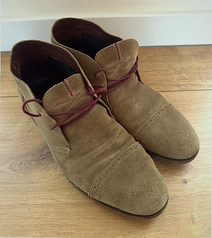 Tommy Hilfiger Anzugsschuh Wildleder Beige EU 46