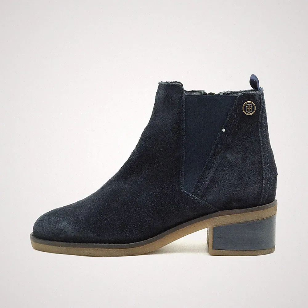 Tommy Hilfiger Damen 128S FLORENCE 11 Stiefelette Blau Chelsea Boots EU 37