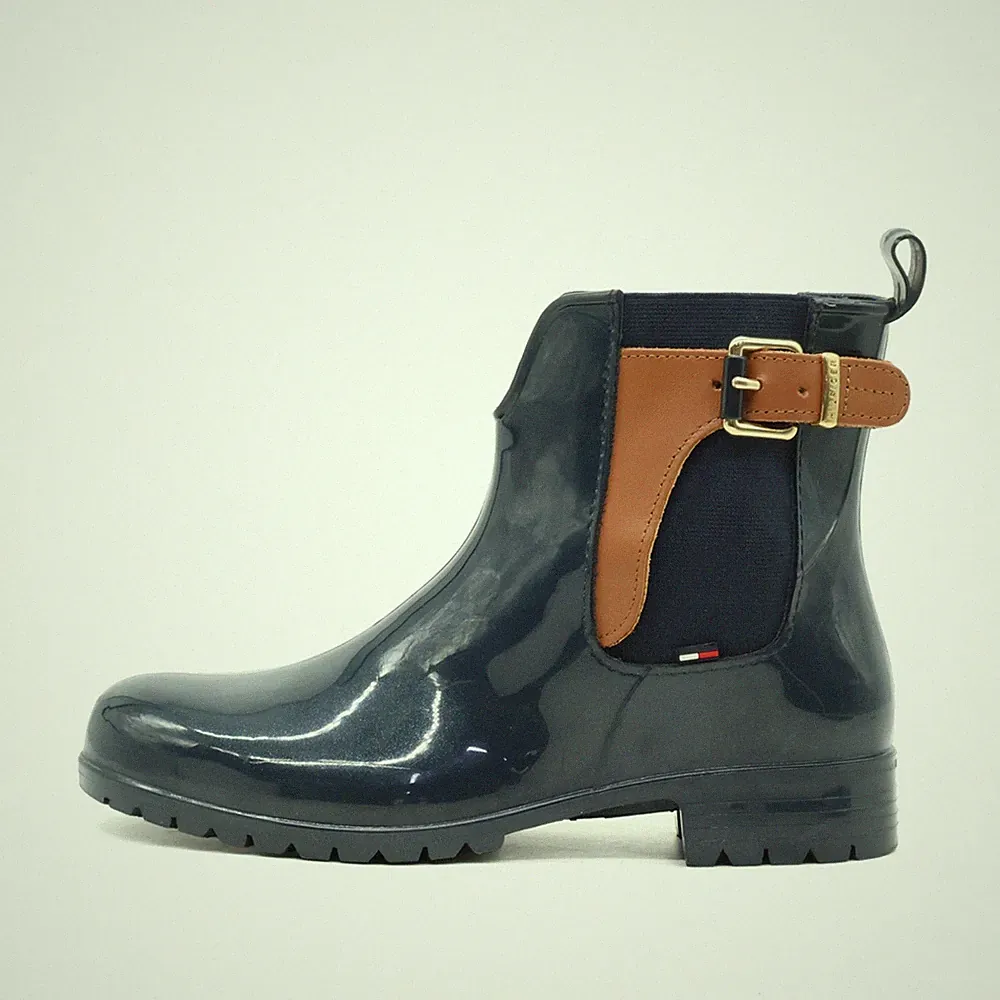 Tommy Hilfiger Damen Chelsea Boot Regenstiefel Stiefeletten Rain Boots EU 38