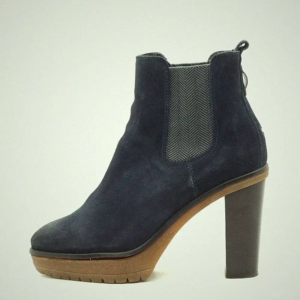 Tommy Hilfiger Damen CJ385LEO18 Stiefeletten dunkelblau Chelsea Boots EU 39