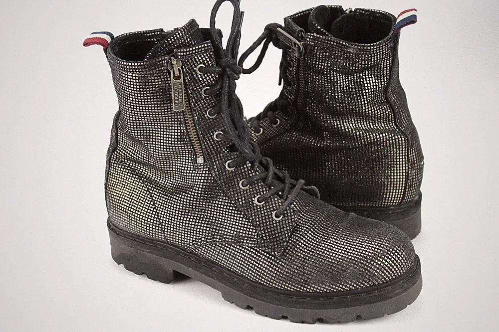 Tommy Hilfiger Gr.39 Damen Stiefel Stiefeletten Boots Wildleder K 627