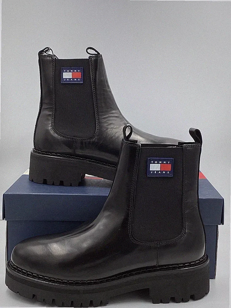 Tommy Hilfiger Tommy Jeans Damen Stiefeletten Stiefel Gr.40