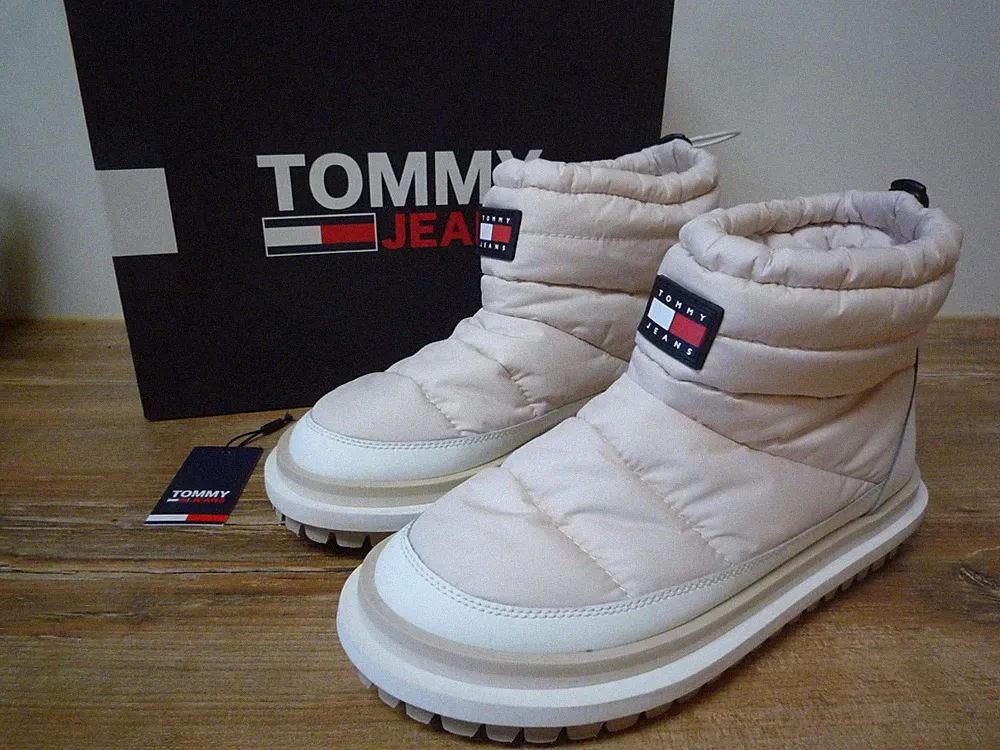 Tommy Hilfiger-Winterboots Tommy Jeans Größe 41 beige gefüttert