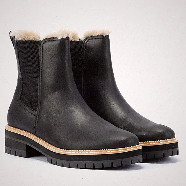 TOMS Bennet Nubuk Damenstiefel In Schwarz