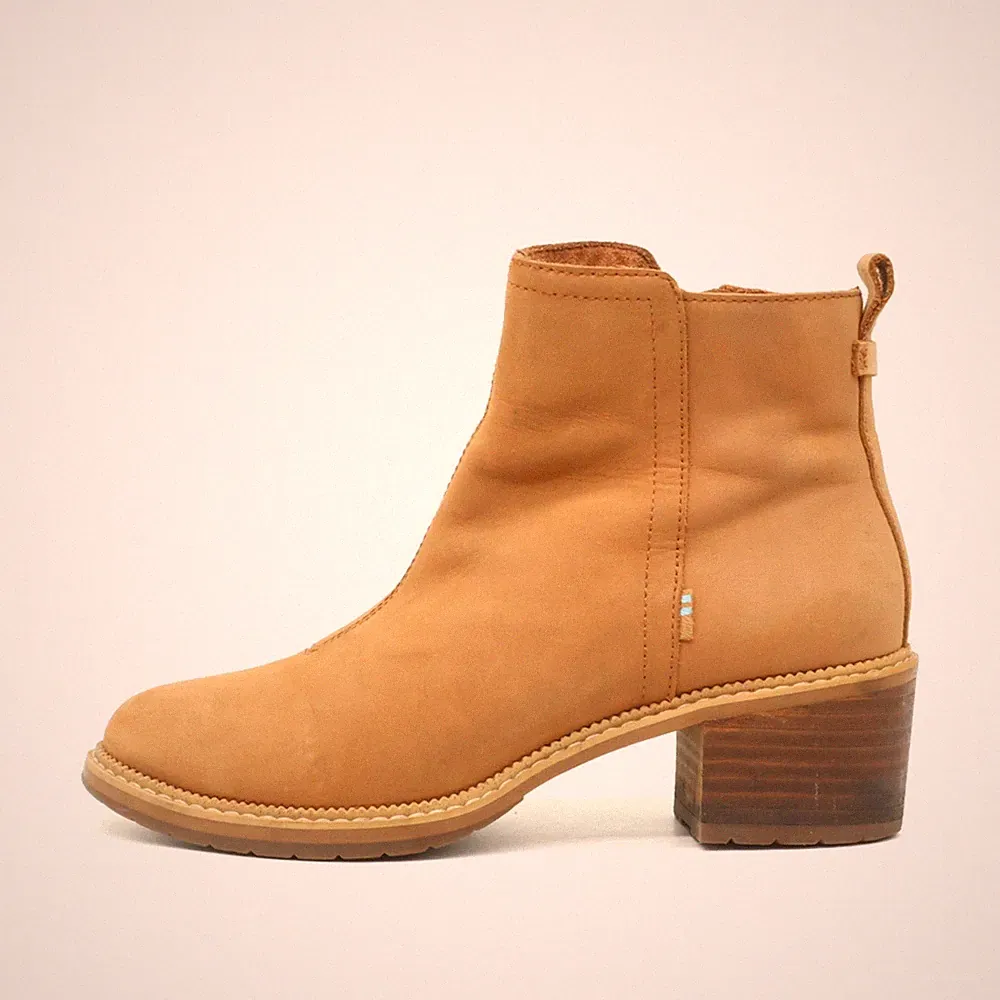 Toms Damen 10015854 Stiefelette Camel Leder Kurzschaft Stiefeletten EU 36,5