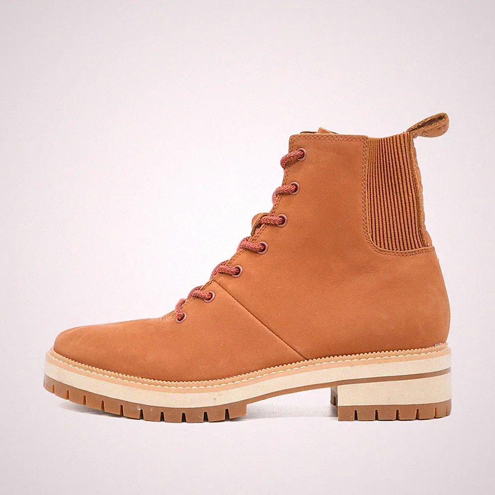 TOMS Damen XF.1005930522-10 Schnürstiefel Braun Knöchelhoch Boots EU 40
