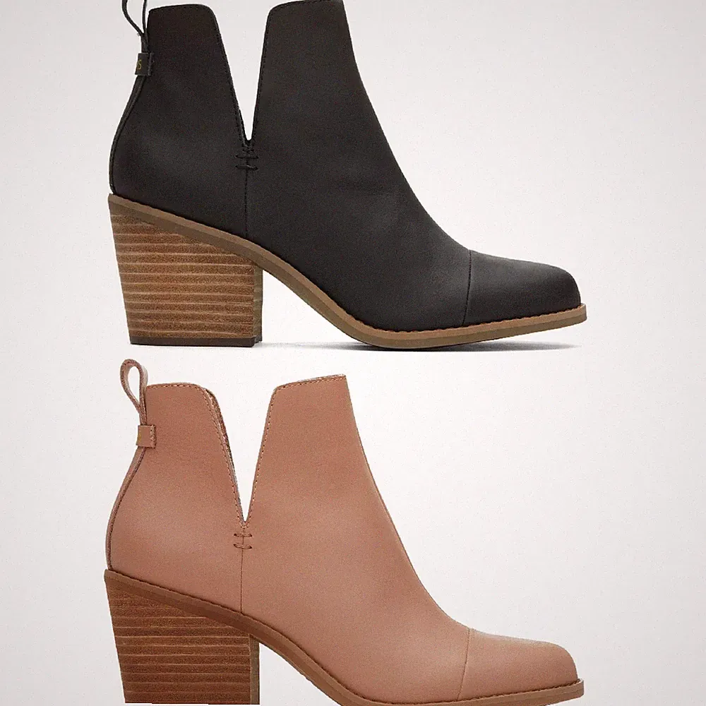 Toms Everly Cutout Damen Chelsea |Boots | Leder - NEU