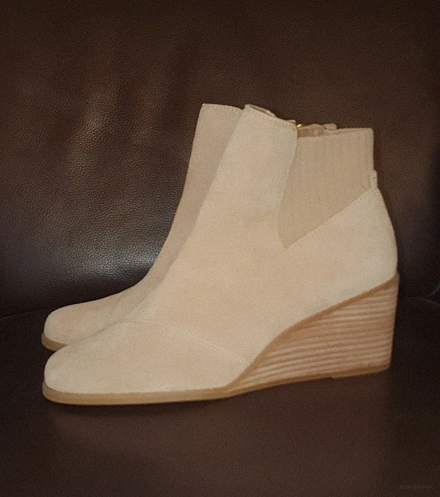 TOMS ☆ Gr. 42 ☆ Leder - Keilstiefelette / Bootie / Damenstiefel / Wedge