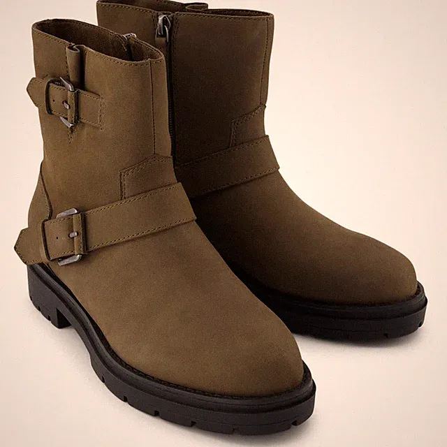 TOMS Ionie Moto Damenstiefel aus Leder