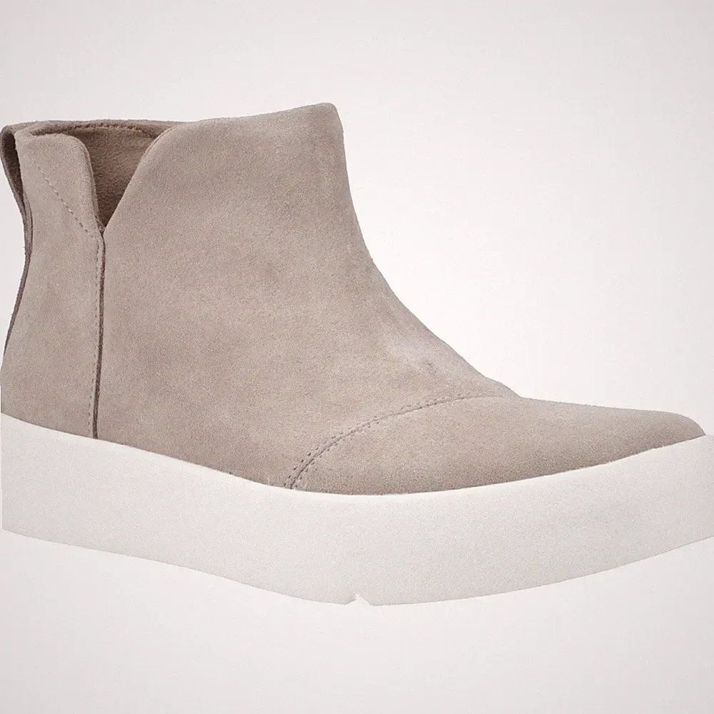 TOMS Verona Mid Leder Damen Taupe Stiefel
