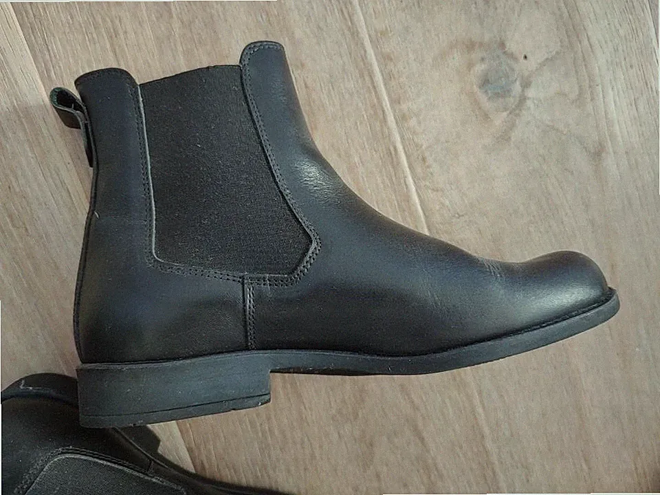 TOP! AIGLE 41 Leder Stiefeletten Boots Stiefel Ankle Booties Chelsea slip on
