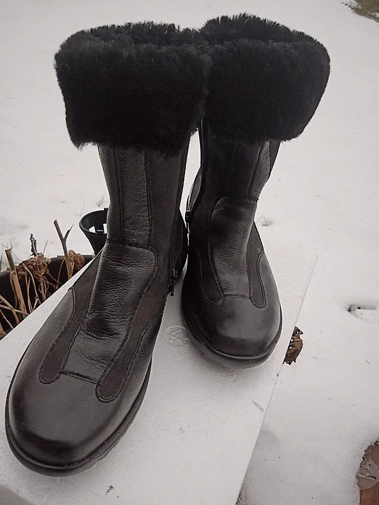 TRAUMHAFTER LAMMFELLSTIEFEL*WALDLÄUFER*Gr.41 ,5 SCHNEESTIEFEL SUPER WARMES FELL*