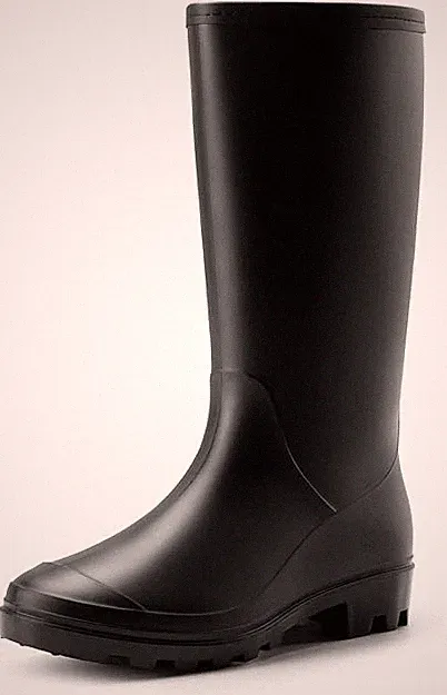 Traumpaar Stiefel Herren schwarz wasserdicht Schnee Regen Garten Gummistiefel Größe 8 UK