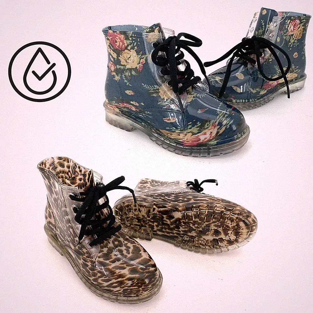 Trend Kinder Gummistiefel Schnürboots Mädchen Stiefeletten Herbst Stiefel Typ880