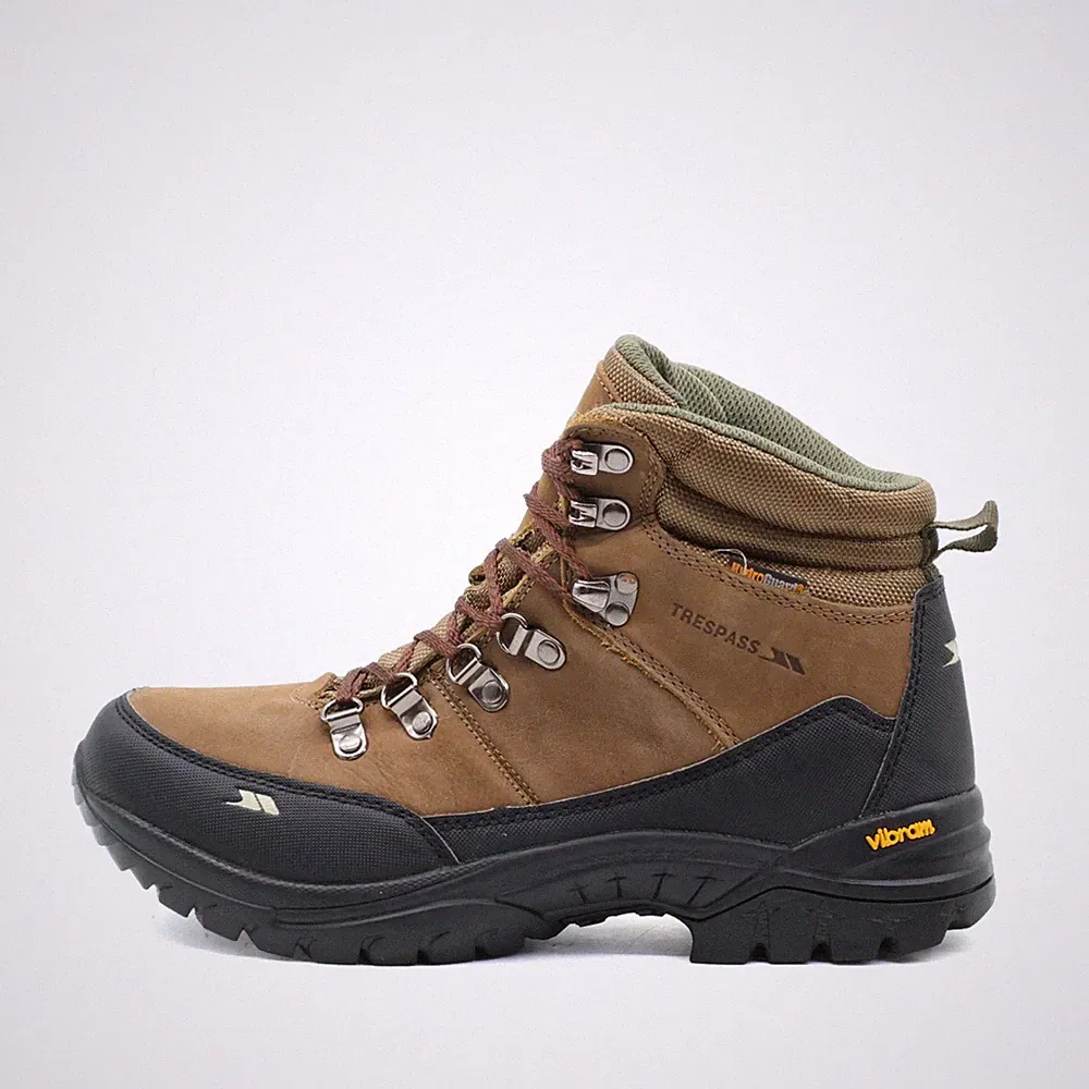 Trespass Damen Carmack Stiefel Braun Leder Outdoor Wanderschuhe EU 40