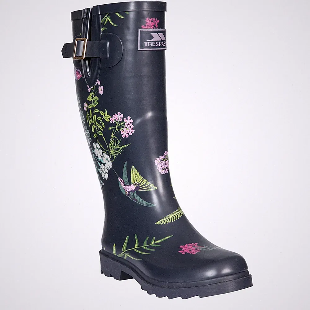 Trespass Elena Damen Gummistiefel mit Floral Muster