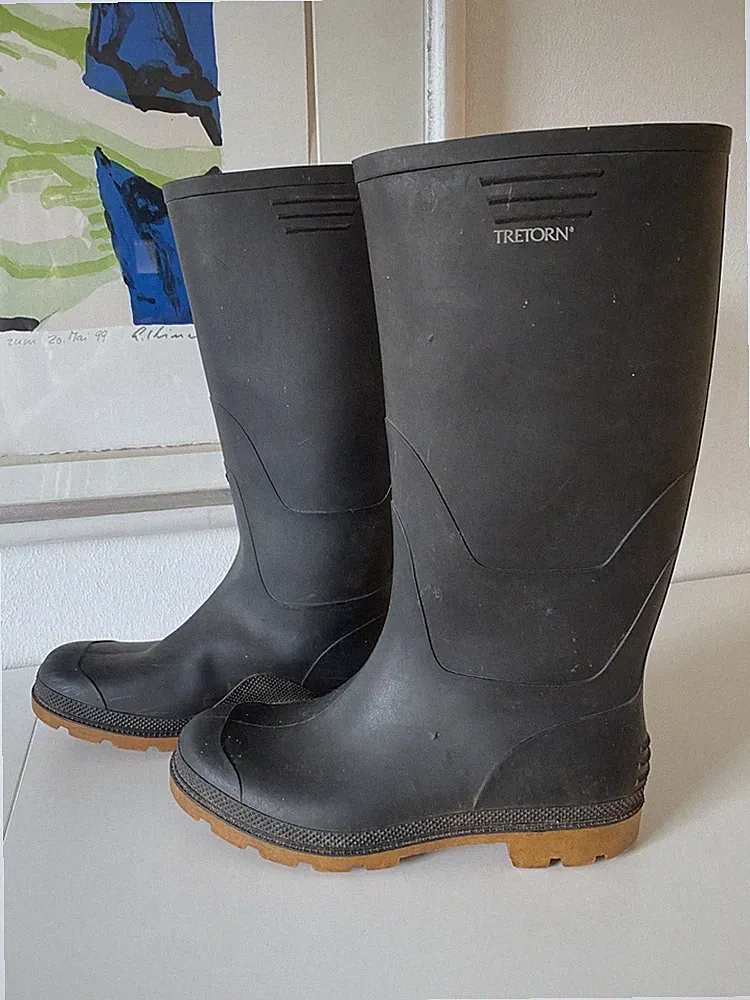 ☀️TRETORN☀️ GUMMISTIEFEL• Grau • robust • wasserdicht • Gr. 44 • Made in Italy