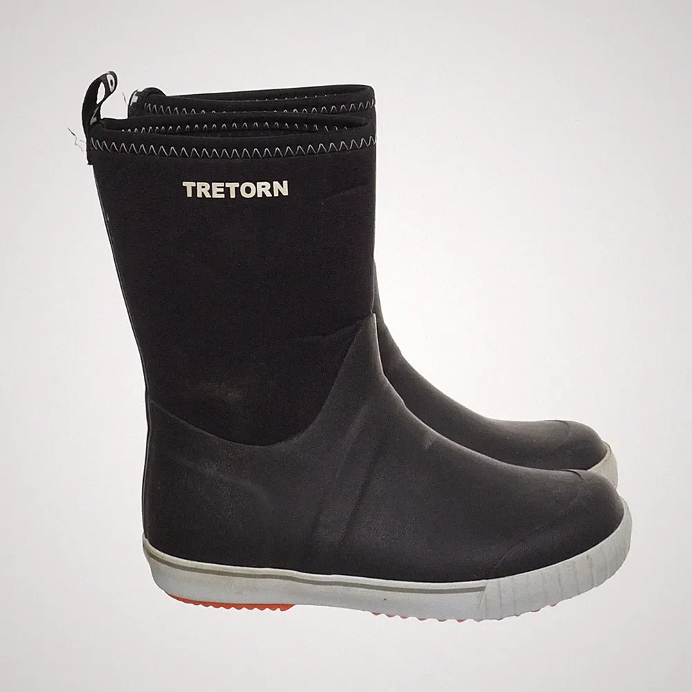 Tretorn, Gummistiefel, Größe: 37, Schwarz/Orange, Damen #EzD