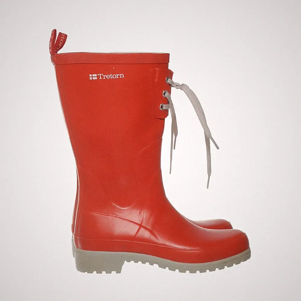 Tretorn, Gummistiefel, Größe: 38, Rot/Grau, Damen #Rkm