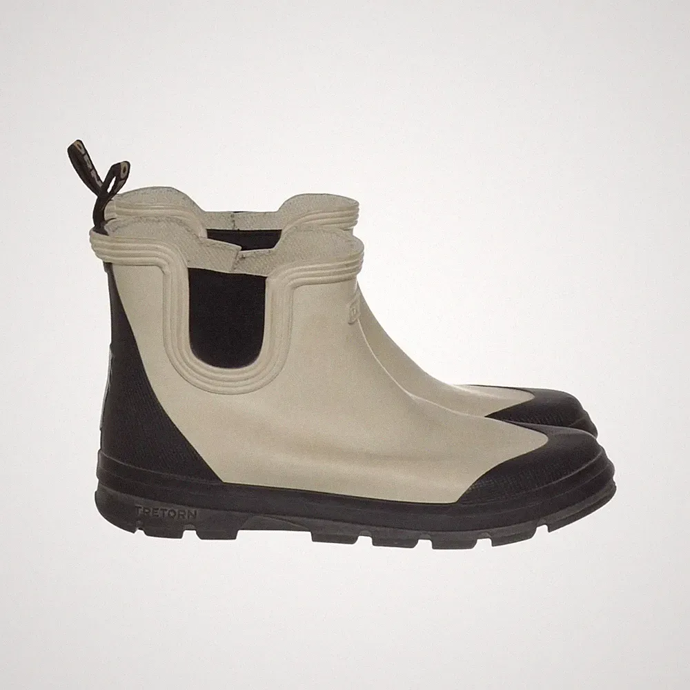 Tretorn, Kurze Gummistiefel, Größe: 34, Beige/Schwarz, Damen #AnB