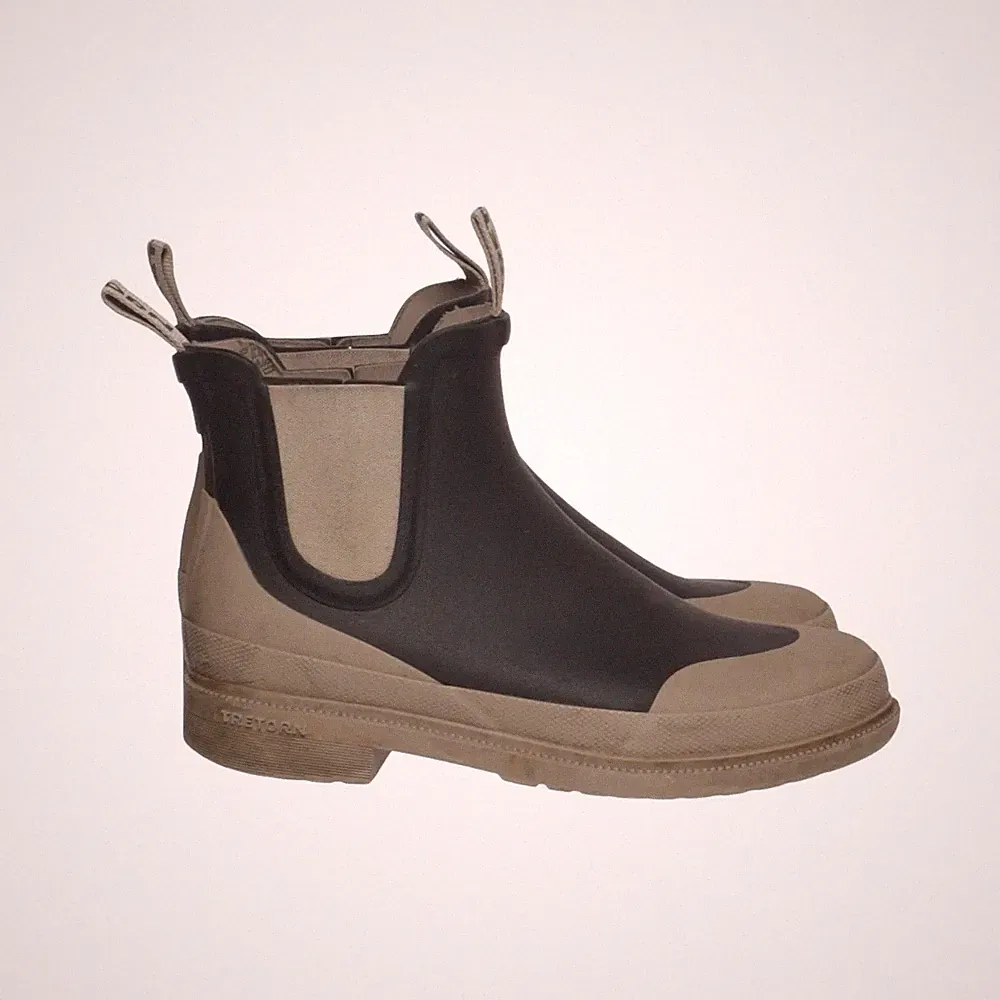 Tretorn, Kurze Gummistiefel, Größe: 37, model: tretorn, Schwarz/Beige #Trp