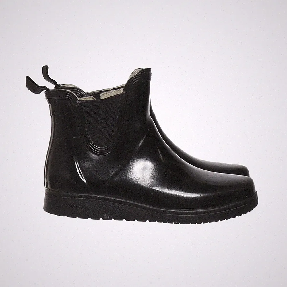 Tretorn, Kurze Gummistiefel, Größe: 38, Schwarz/Grau/Orange, Damen #Ajm