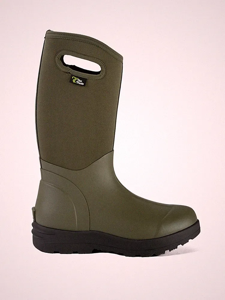 TwoTracks Neoprenstiefel Baruga Men Olive Hoch Outdoorstiefel Gummistiefel