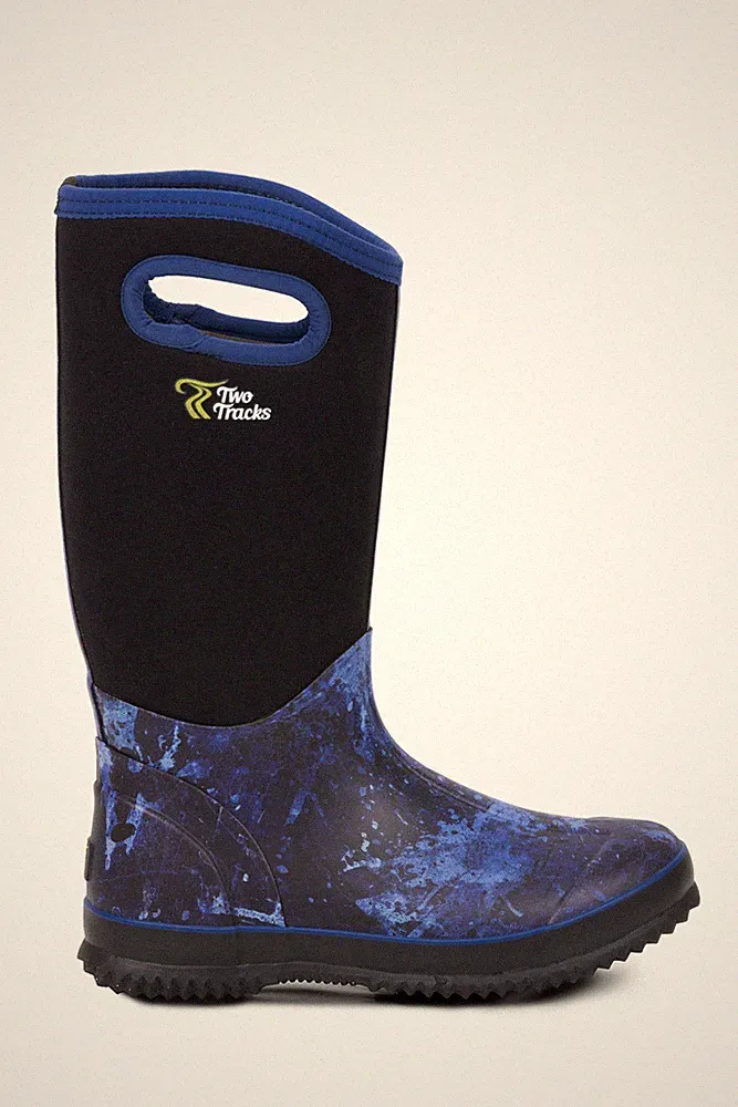TwoTracks Neoprenstiefel Midnight hoch Outdoorstiefel Gummistiefel