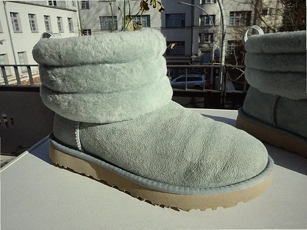 UGG AUSTRALIA 1098533 Fluff Mini Quilted Damen Stiefel LAMMFELL Gr.40(UK7) TOP