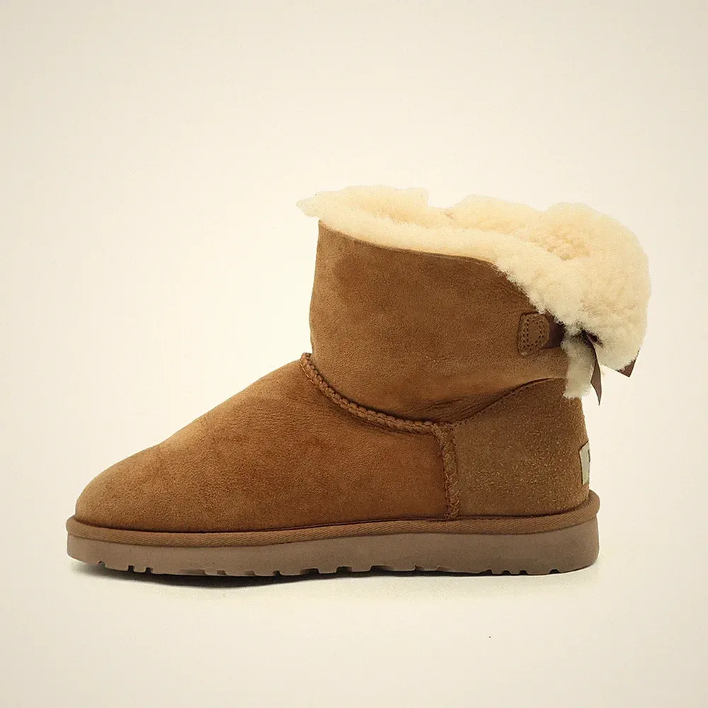 UGG Australia Damen Classic Boots Braun Schafsleder Knöchelhoch Stiefel EU 38