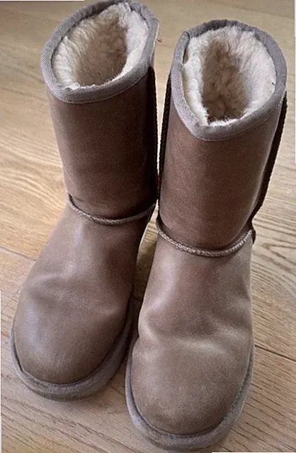 Ugg Boots Leder Waterproof Taupe 37