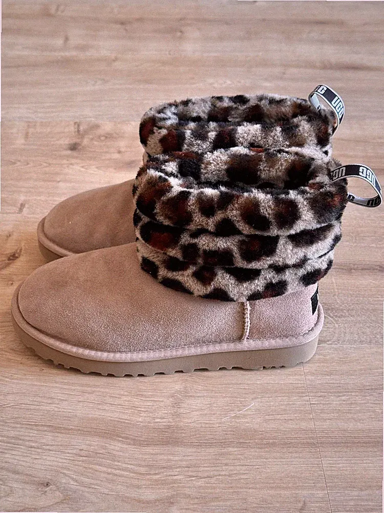 UGG Boots Mini Fluff Quilted Gr.36, leo