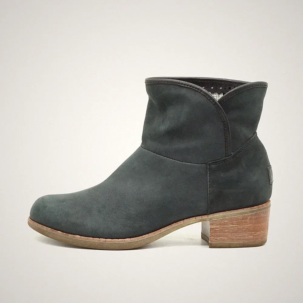 UGG Damen 1005898 Stiefel Schwarz Leder Kurzschaft Classic Stiefeletten EU 38.5