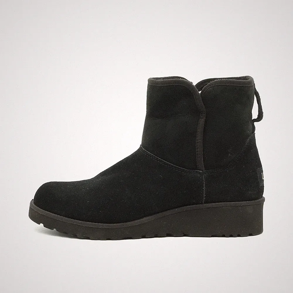 UGG Damen 1012497 Stiefeletten Schwarz Wildleder Fellfutter Classic EU 39