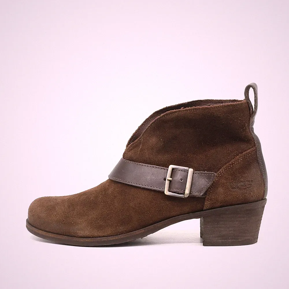 UGG Damen 1014184 Stiefelette Braun Wildleder Classic Stiefeletten EU 38.5