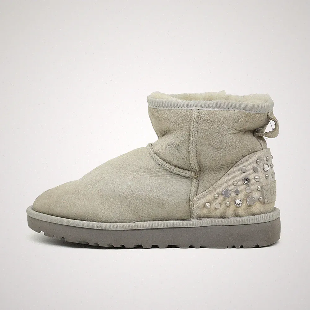 UGG Damen 1090449 Stiefel Grau Wildleder Kurzschaft Classic Stiefeletten EU 37