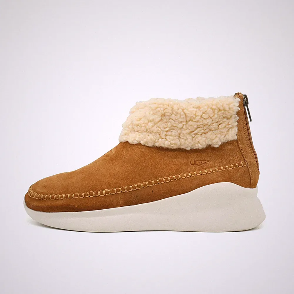 Keilabsatz Mokassinstiefel