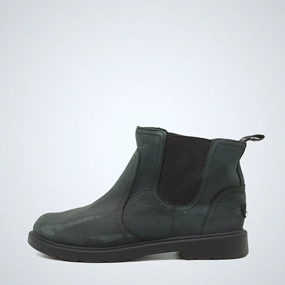 UGG Damen 1112483 Stiefeletten Schwarz Nubukleder Chelsea Boots EU 36