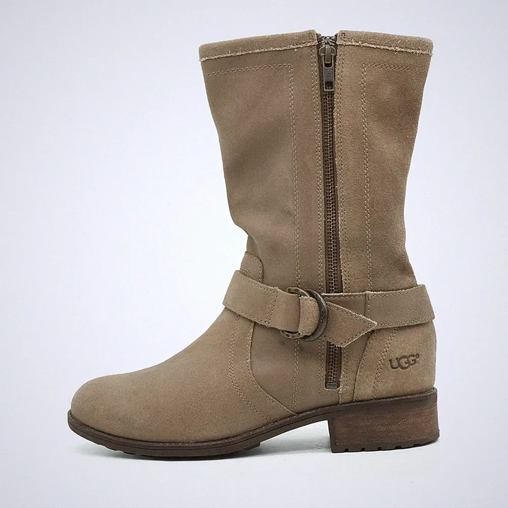 UGG Damen S/ 100 Stiefel Braun Wildleder Halbschaft Classic Boots EU 39