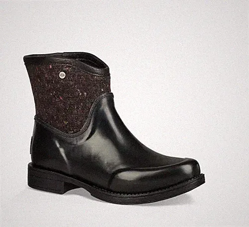 UGG Damen Stiefel Paxton Boots Gummistiefel Regenstiefel Innensohle Lammfell 38