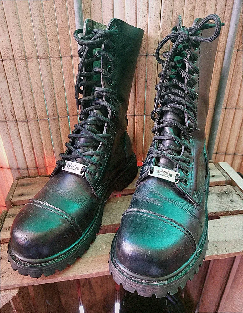 undercover Schneestiefel Leder schwarz EU 39 Schnürung wadenlang Ösen