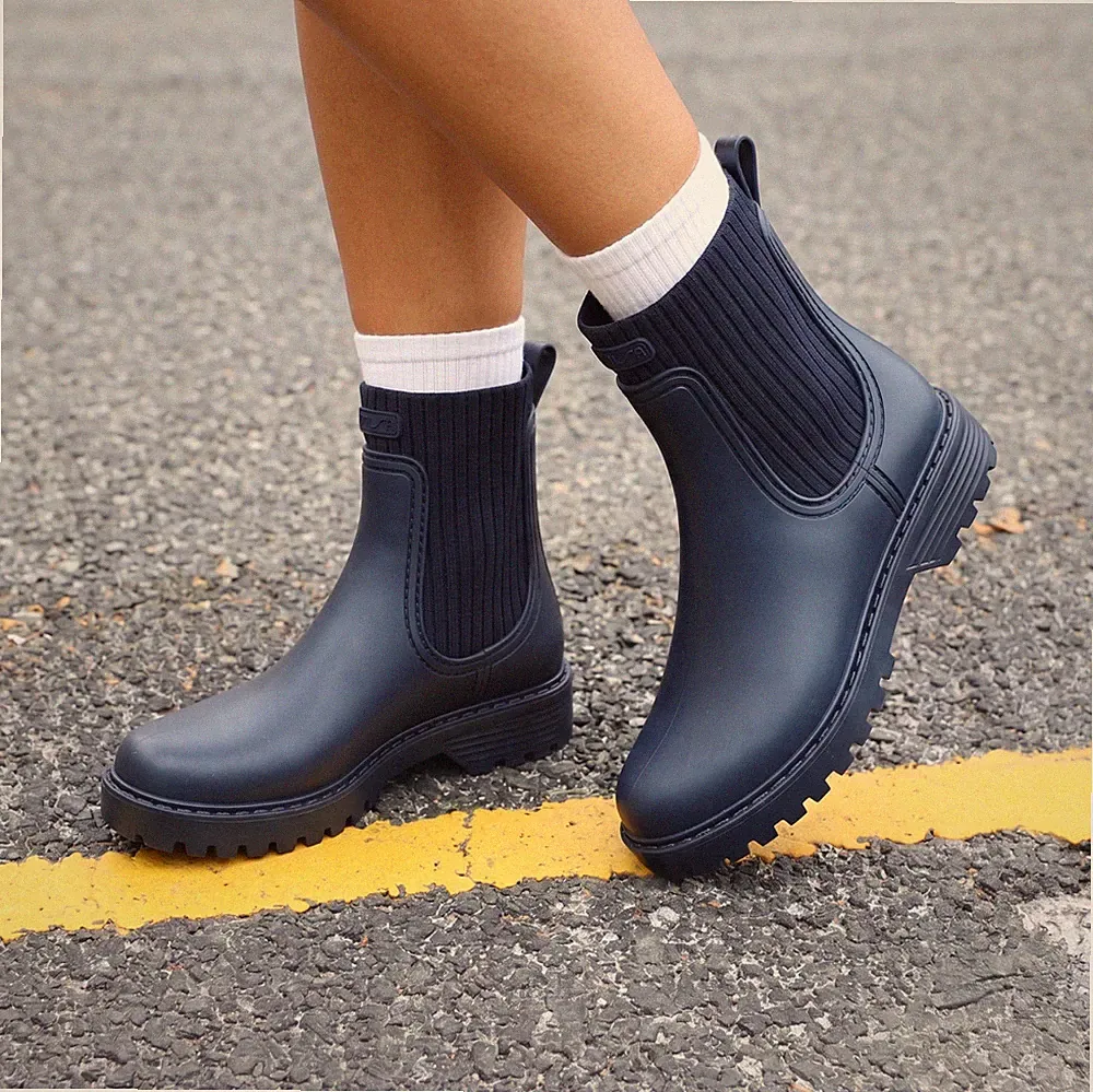 Unisa Stiefeletten wasserdicht nachtblau Gr. 39