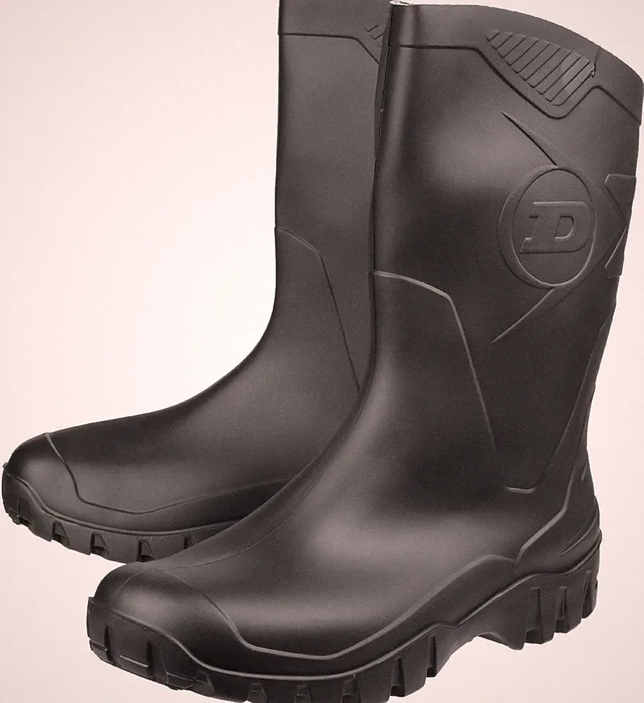 Unisex Dunlop Dee halbhohe kurze Gummistiefel Gummistiefel UK Größe 4 bis 12